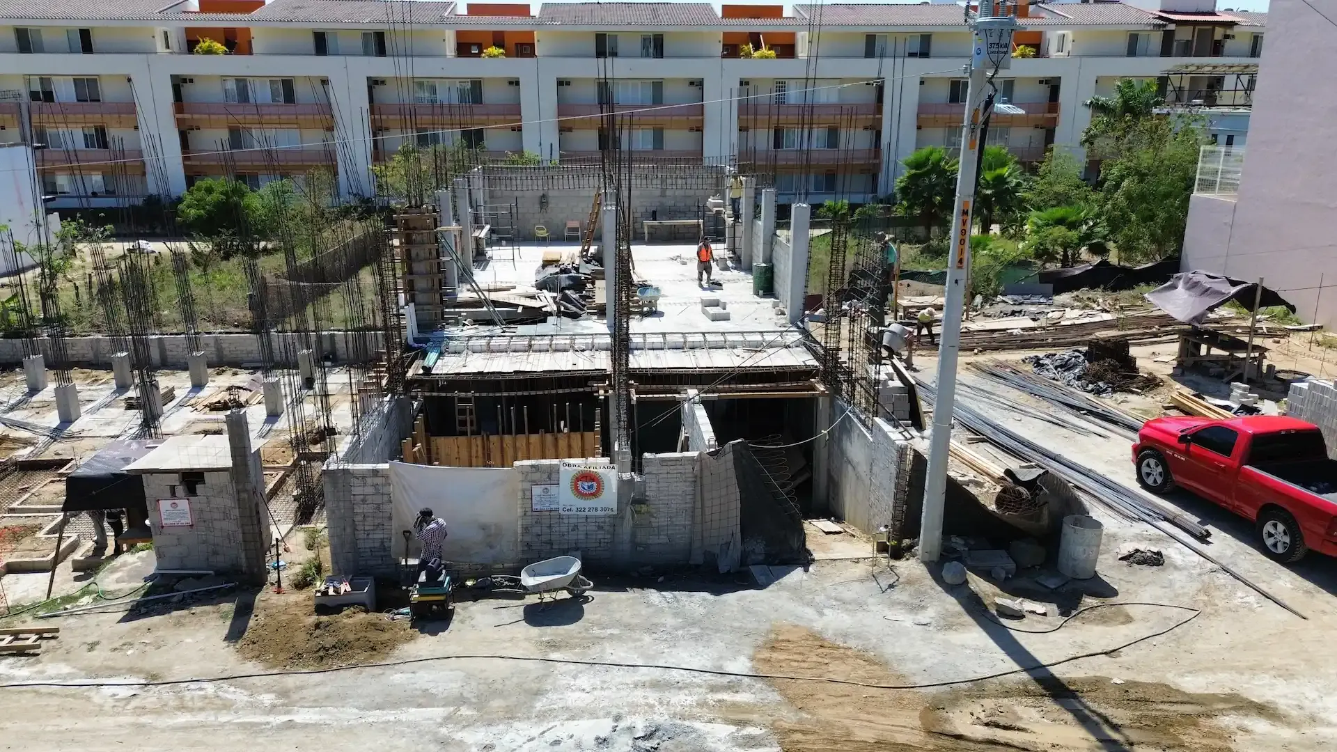 Proceso de construcción de la torre