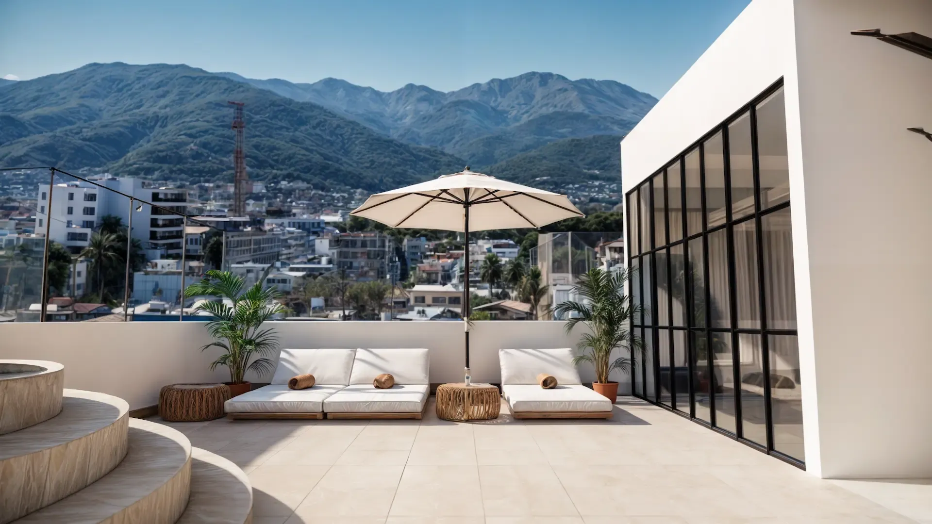 Yugoslavia 286 - Vista Desde el Rooftop