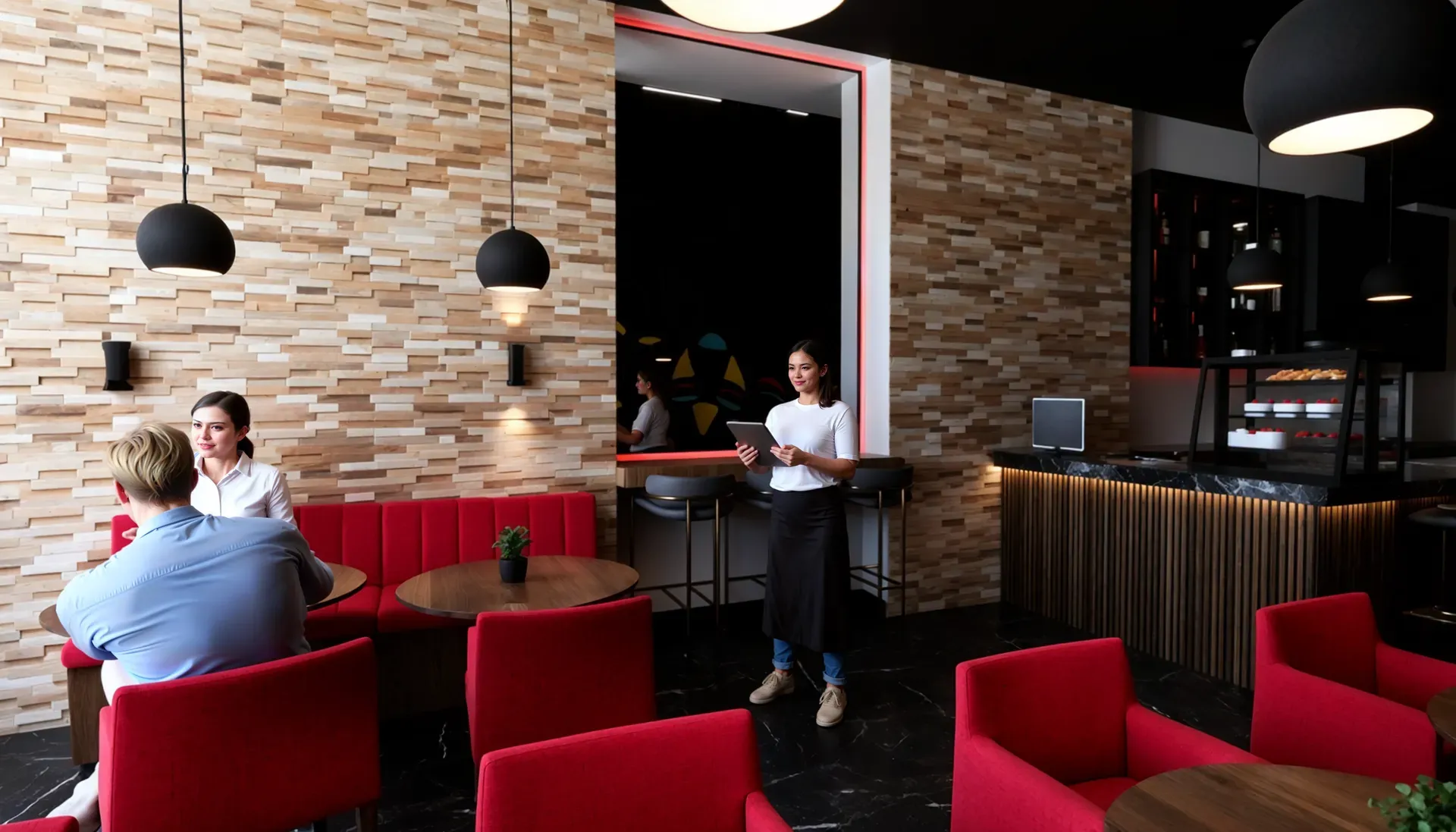 Render de Brûlée Cafe & Bar - Espejo